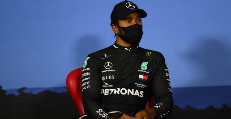 Hamilton: 'Sommige coureurs zijn nog steeds stil in racismedebat'