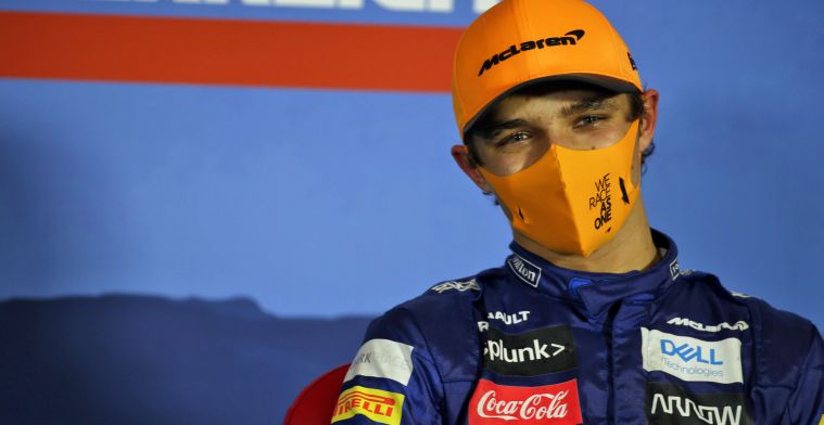 Norris blijft realistisch: ''Red Bull Racing en Mercedes zijn te snel voor ons''