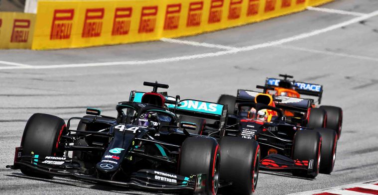Hamilton wint Grand Prix op Red Bull Ring, derde plek maximale voor Verstappen