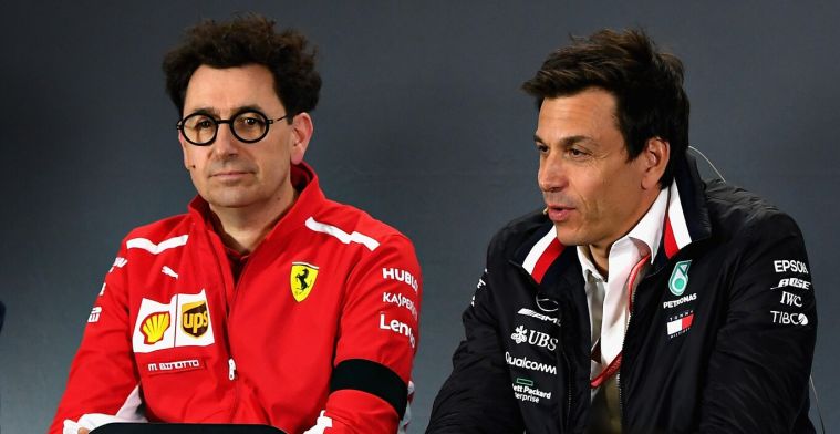 Ferrari vindt dat Mercedes te veel aan zichzelf denkt in F1 en deelt sneer uit