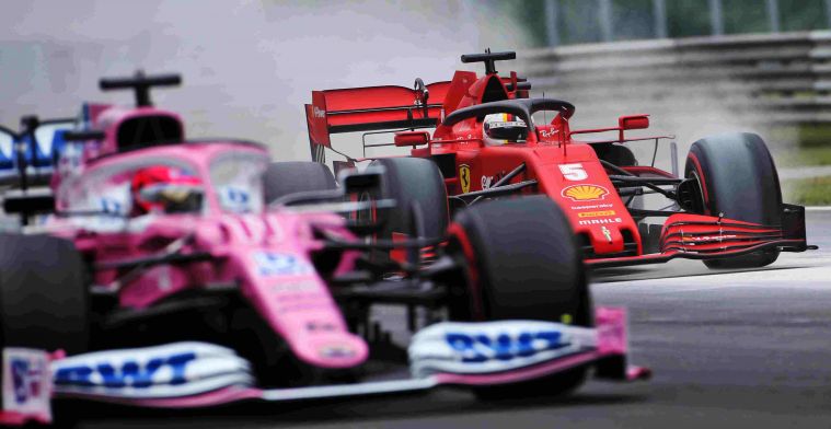 Vettel tracht langs huidige succes Racing Point te kijken: Draai al tijdje mee