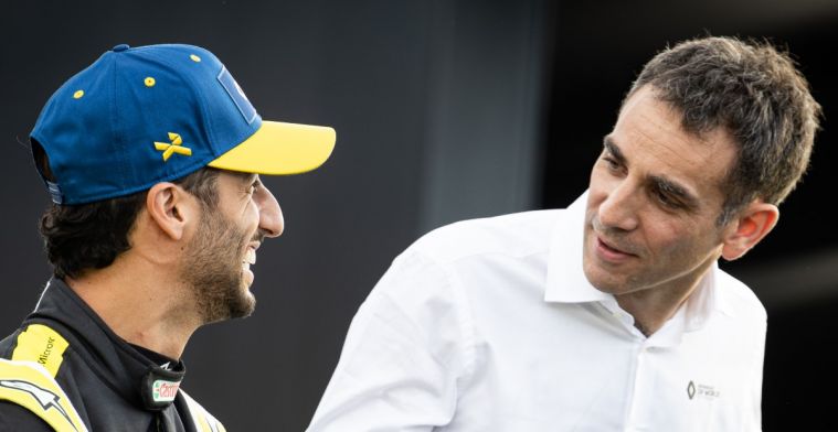 Ricciardo reageert op persbericht Abiteboul: Nieuws kwam misschien hard aan