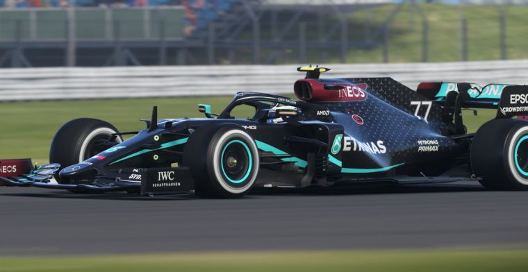 De zwarte livery van de Mercedes W11 is toegevoegd aan F1 2020