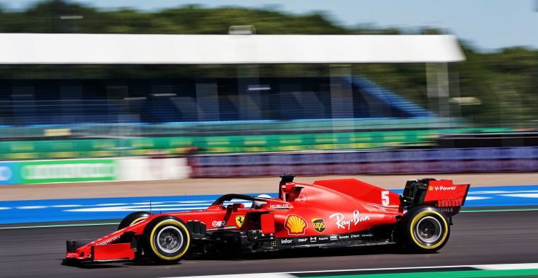 Vettel komt niet in actie tijdens de eerste vrije training