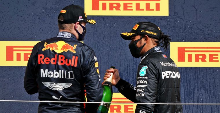 Hamilton had hoop op Verstappen: ''Dit is niet de strijd waarop ik had gehoopt''