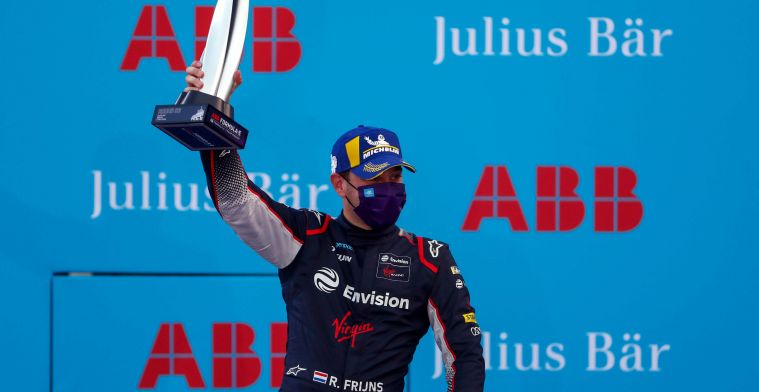 Frijns mist op een tiende overwinning in Formule E, De Vries valt weg in slotronde