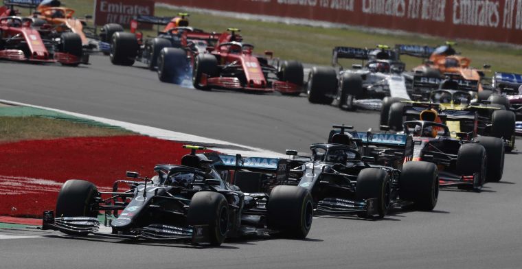 WK-stand constructeurs: Red Bull loopt één punt in op Mercedes