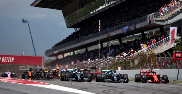 Kleine verandering in tijd op vrijdag bij de Spaanse Grand Prix
