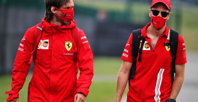 Vettel erg ongelukkig bij Ferrari: ''Zo haalt hij het eind van het jaar niet''
