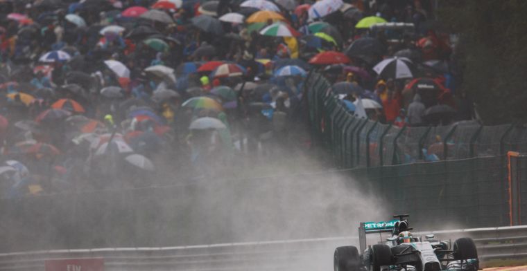 Krijgen we weer een weergaloze Grand Prix van België met regenbuien?