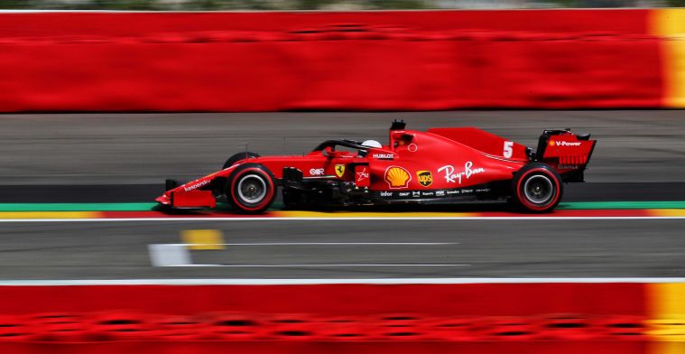 Vettel zichtbaar teleurgesteld: Het is het ware beeld