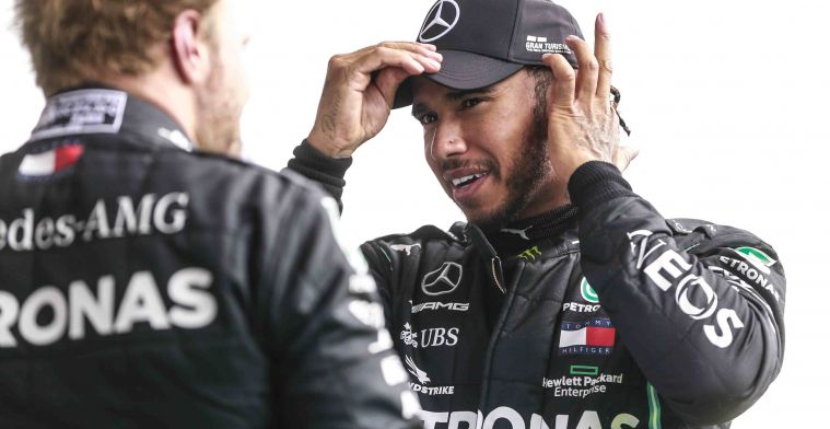 Hamilton loopt uit op Verstappen: Maar ik denk dat niemand onverslaanbaar is