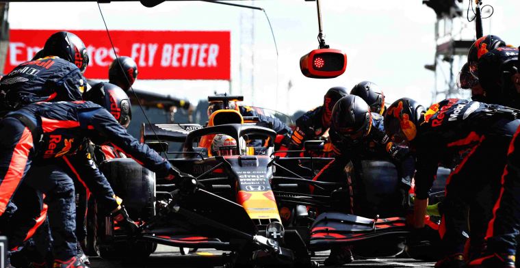 Dominante reeks van Red Bull in pitstraat doorbroken door Williams