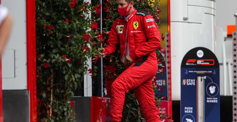 Vettel teleurgesteld: Duidelijk de problemen nog niet opgelost