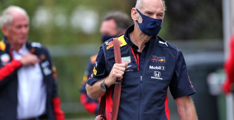 Newey weer helemaal terug bij Red Bull: ''Hij genoot niet meer van de Formule 1''
