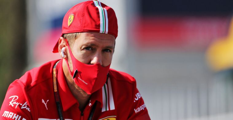 Vettel gefrustreerd op andere coureurs en Ferrari: Dat was niet erg slim!