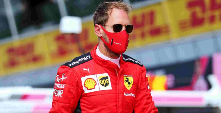 Vettel verliest remdruk: Weet niet waar het probleem vandaan komt