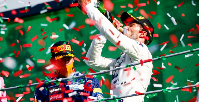 Hamilton geniet van prestaties Gasly: ''Dat moet pijnlijk zijn voor Red Bull''