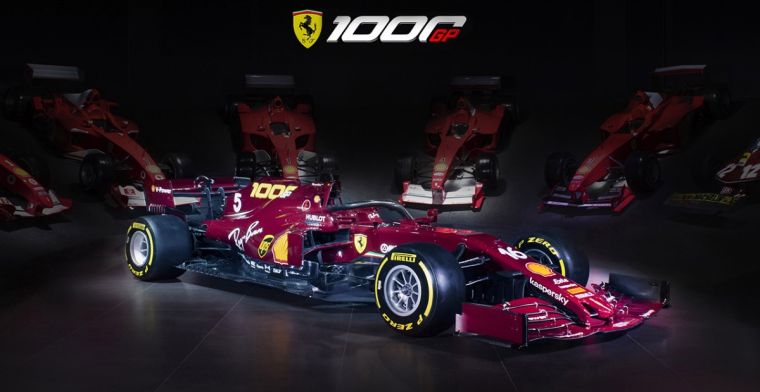 Ferrari onthult speciale livery voor 1000e GP op Mugello