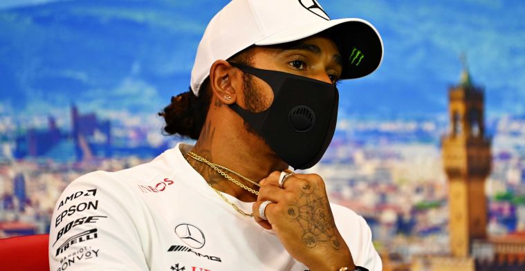 Hamilton genoot van zijn inhaalrace: ''Snap niet hoe ik zo ver terugkwam''