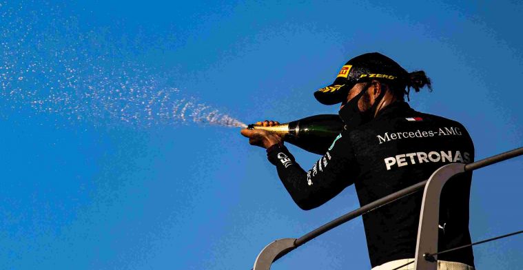Hamilton wil nog niet denken aan Schumacher-record: Moeten op Red Bull letten