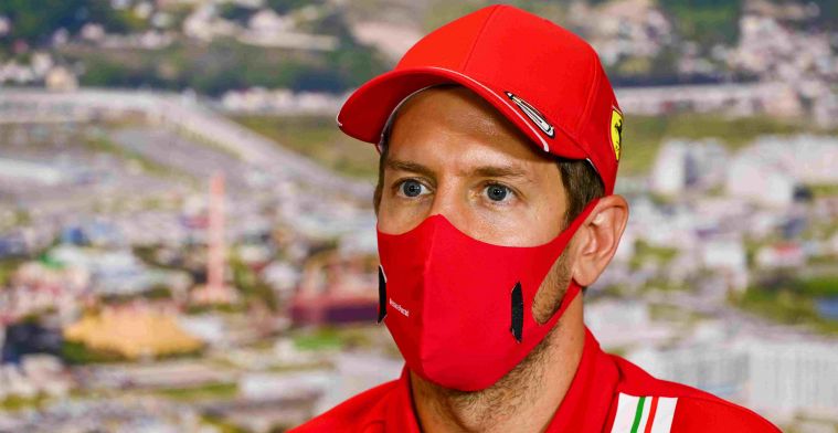 Vettel niet blij met nieuwe regel: ''Dat lijkt mij niet eerlijk''