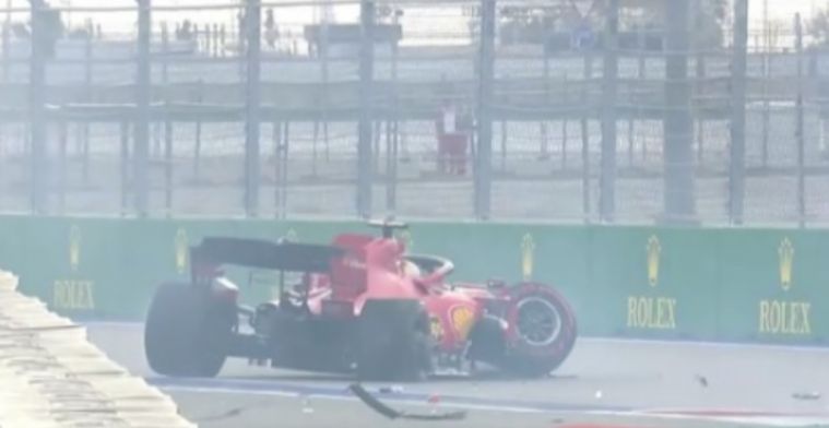 Harde klapper Vettel in kwalificatie; rode vlag in Q2