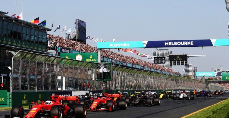 'Formule 1 in 2021 weer van start in Australië'