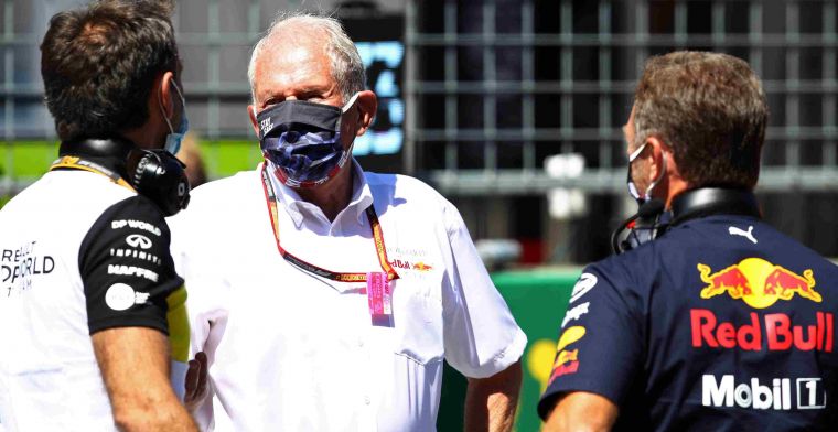 Marko en Horner maken selfie met Renault-topman op Nurburgring
