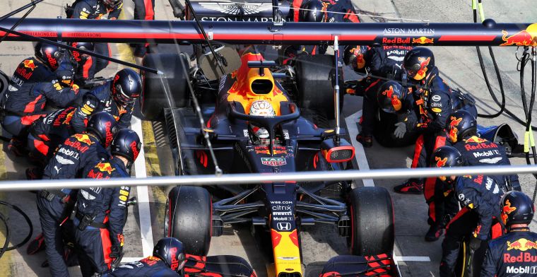 Red Bull Racing imponeert weer met super snelle pitstop voor Verstappen