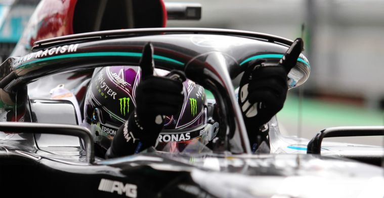 Formule 1 gaat los op twitter met recordlijstje van Lewis Hamilton