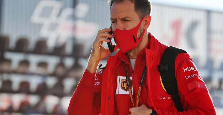 Vettel erg ongelukkig: ''Hij rijdt gewoon omdat hij moet rijden''