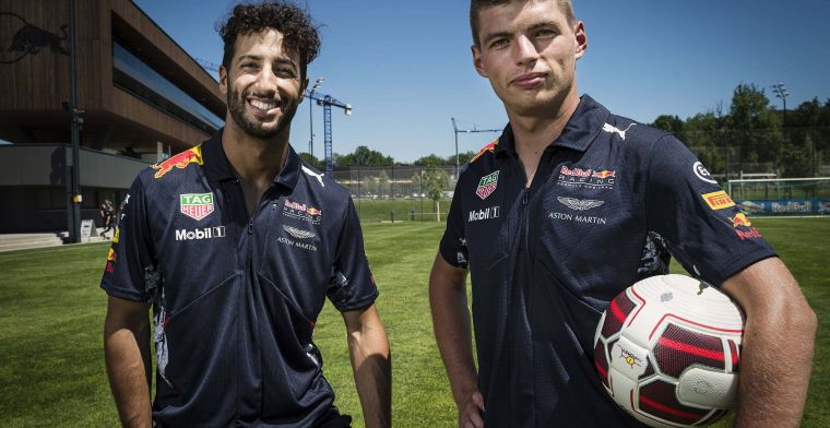Ricciardo snapt frustratie van Verstappen: 'Dat is een ondankbare plek'