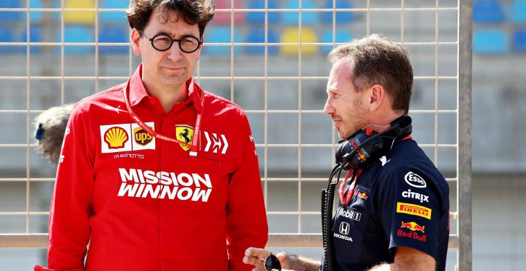 Binotto deelt sneertje uit aan Red Bull en Mercedes: 'Dan had ik protest verwacht'