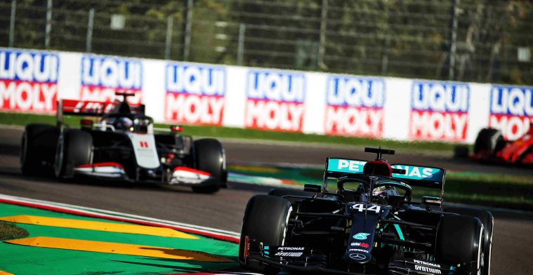Volledige uitslag VT1 op Imola: Hamilton de snelste, Verstappen daarachter