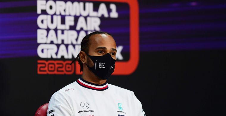 Hamilton opgelucht na 98e pole position: 'Nu is de druk er echt vanaf'