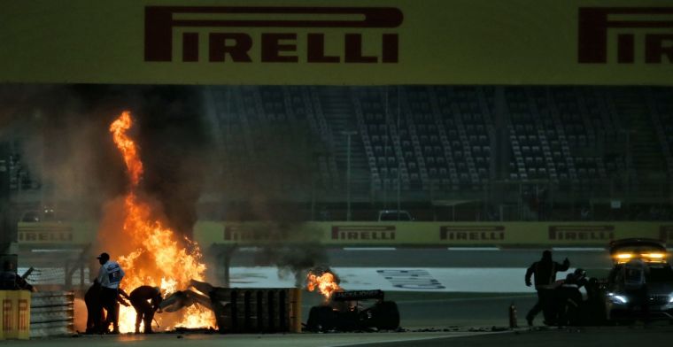 Stelling: Formule 1 heeft juist gehandeld bij tonen van crashbeelden Grosjean