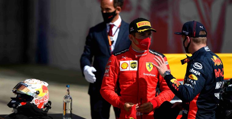 Leclerc over Verstappen: Soms kan hij gekke opmerkingen maken in de media