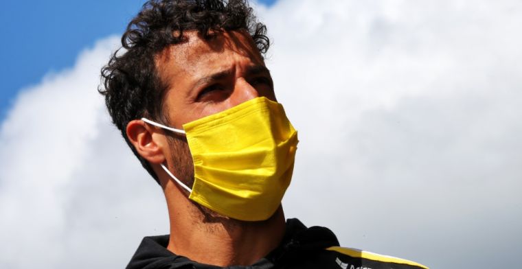 Ricciardo testte positief op corona: ‘Er ontstond een beetje paniek'