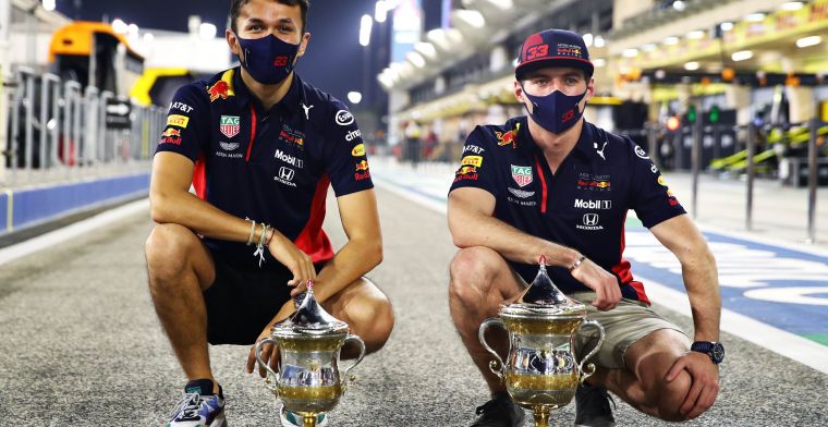 Red Bull alleen op P2 door Verstappen: 'Vrezen voor P2 met Albon als maatstaf'