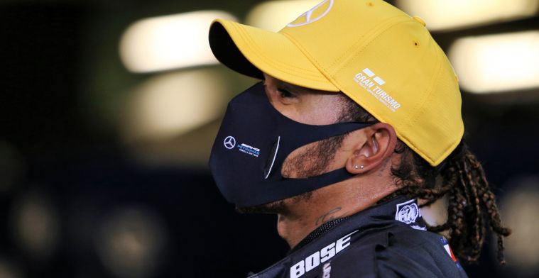 Hamilton nog niet helemaal hersteld van corona: 'Maar dit is wat coureurs doen'