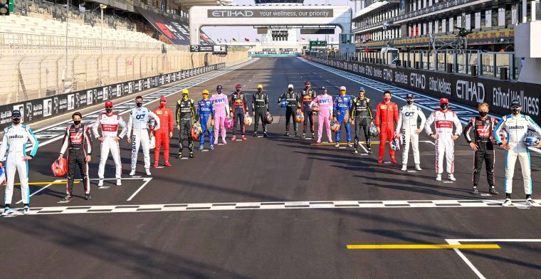 Dit is dinsdag de volledige line-up voor de Young Driver Test in Abu Dhabi 2020
