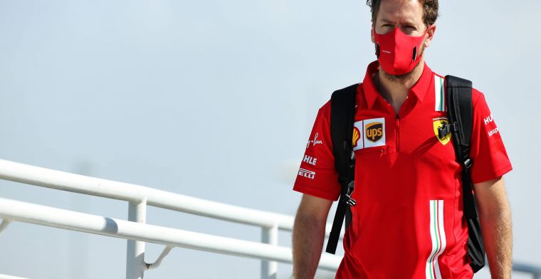 Vettel realistisch: 'Zesde plaats zal niet goed staan in de historie van Ferrari'