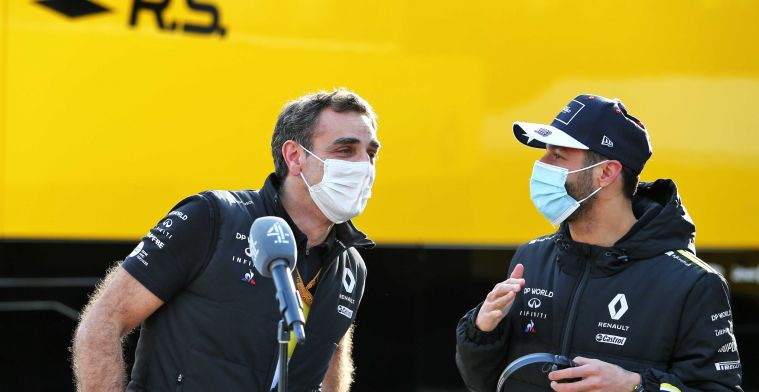 Ricciardo kan Renault door de voordeur verlaten: 'Hij heeft het team geleid'