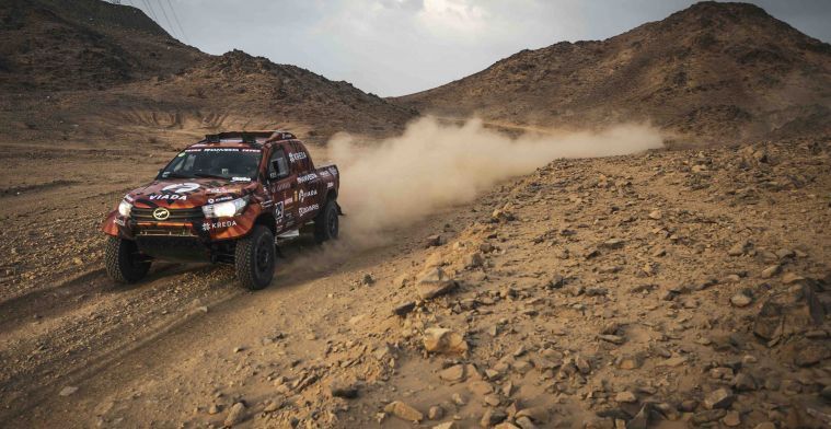 Uitslag eerste etappe Dakar Rally 2021 | Nederlanders niet heel rap