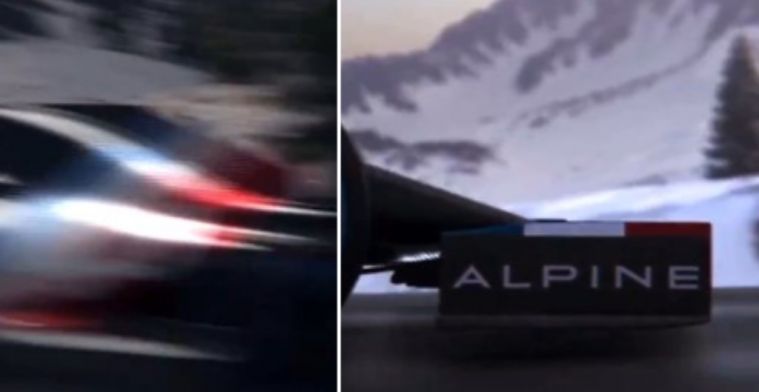 Is dit de 2021-livery van Alpine F1 Team?