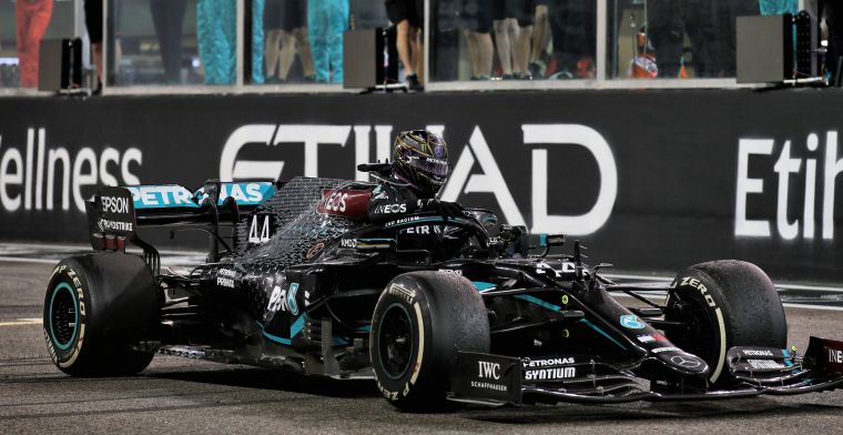 'Mercedes in 2021 opnieuw met een zwarte livery aan de start van het seizoen'
