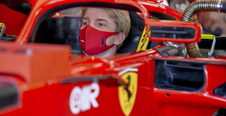 Shwartzman laat snelheid zien tijdens Ferrari-test op Fiorano