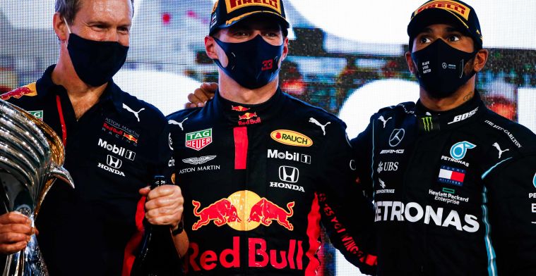 Grosjean over voordeel van Hamilton: 'Dan kan Verstappen het hem moeilijk maken'
