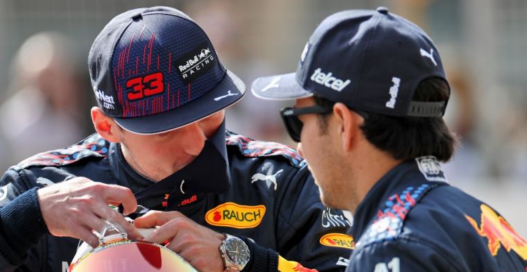Gevecht tussen Verstappen en Perez is aan: 'Mexicaan was eigenlijk sneller'